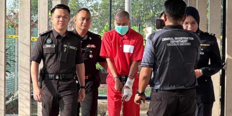 Lelaki Tidak Mengaku Pukul Isteri Guna Pelbagai Objek