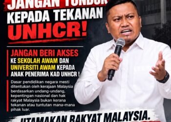 Kerajaan Jangan tunduk kepada tekanan UNHCR – NGO